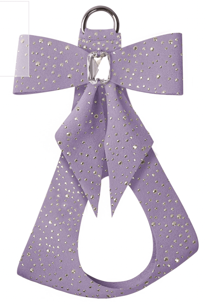 Susan Lanci Designs TC / French Lavender Silver Stardust Tail Bow Step In Harness