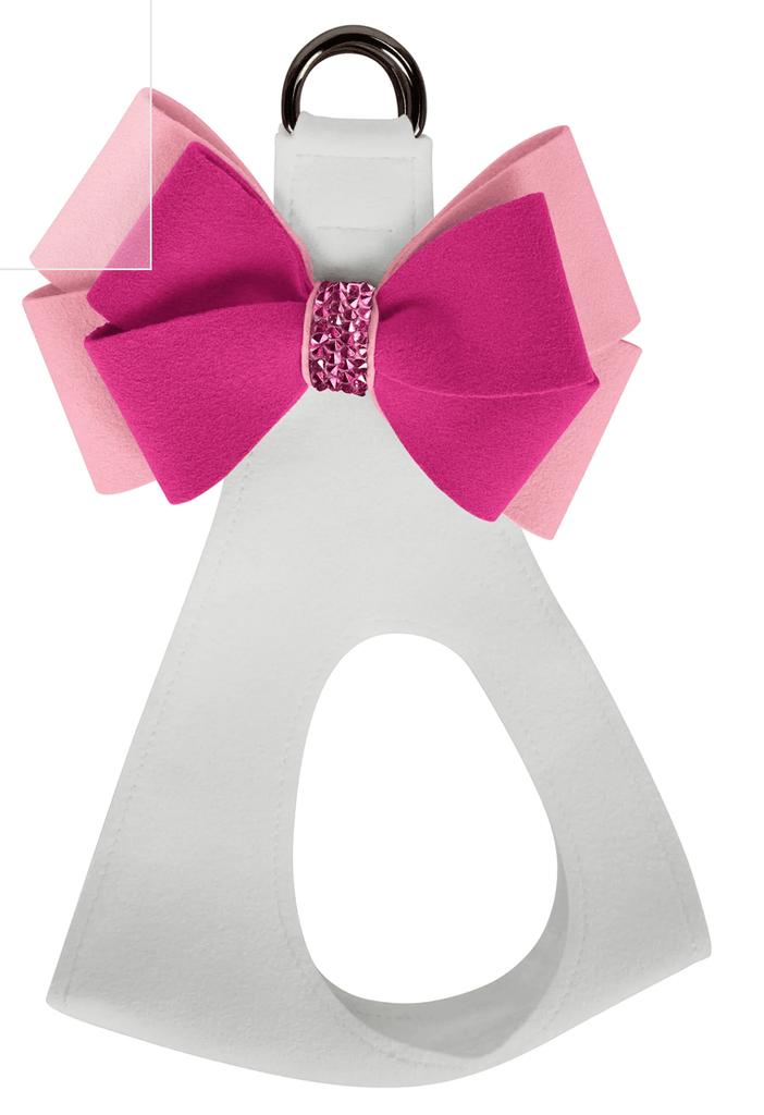 Susan Lanci Designs TC Pink is Love 2022 Double Nouveau Bow Step In Harness