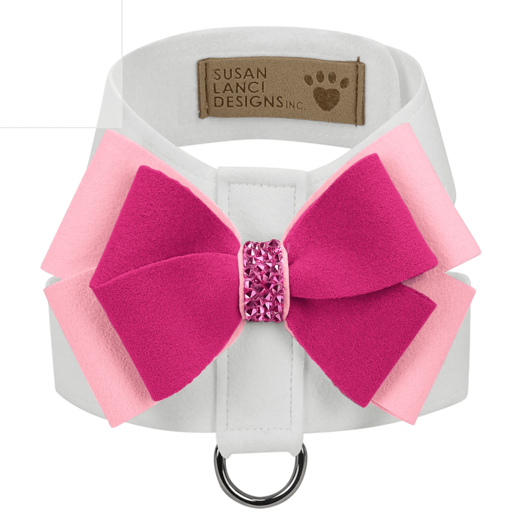 Susan Lanci Designs TC Pink is Love 2022 Double Nouveau Bow Tinkie Harness