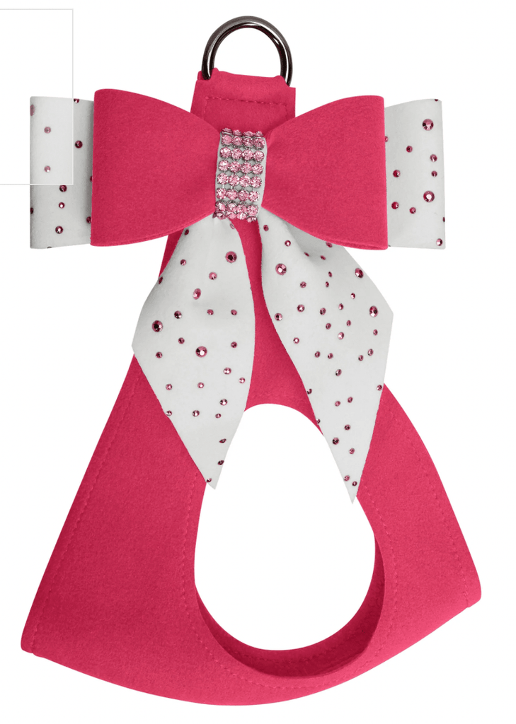 Susan Lanci Designs TC Pink is Love 2022 Double Tail Bow Step In Harness
