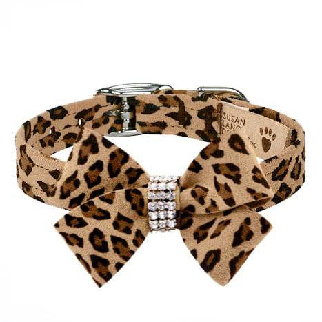 Susan Lanci Designs XXXS / Cheetah Nouveau Bow Collar