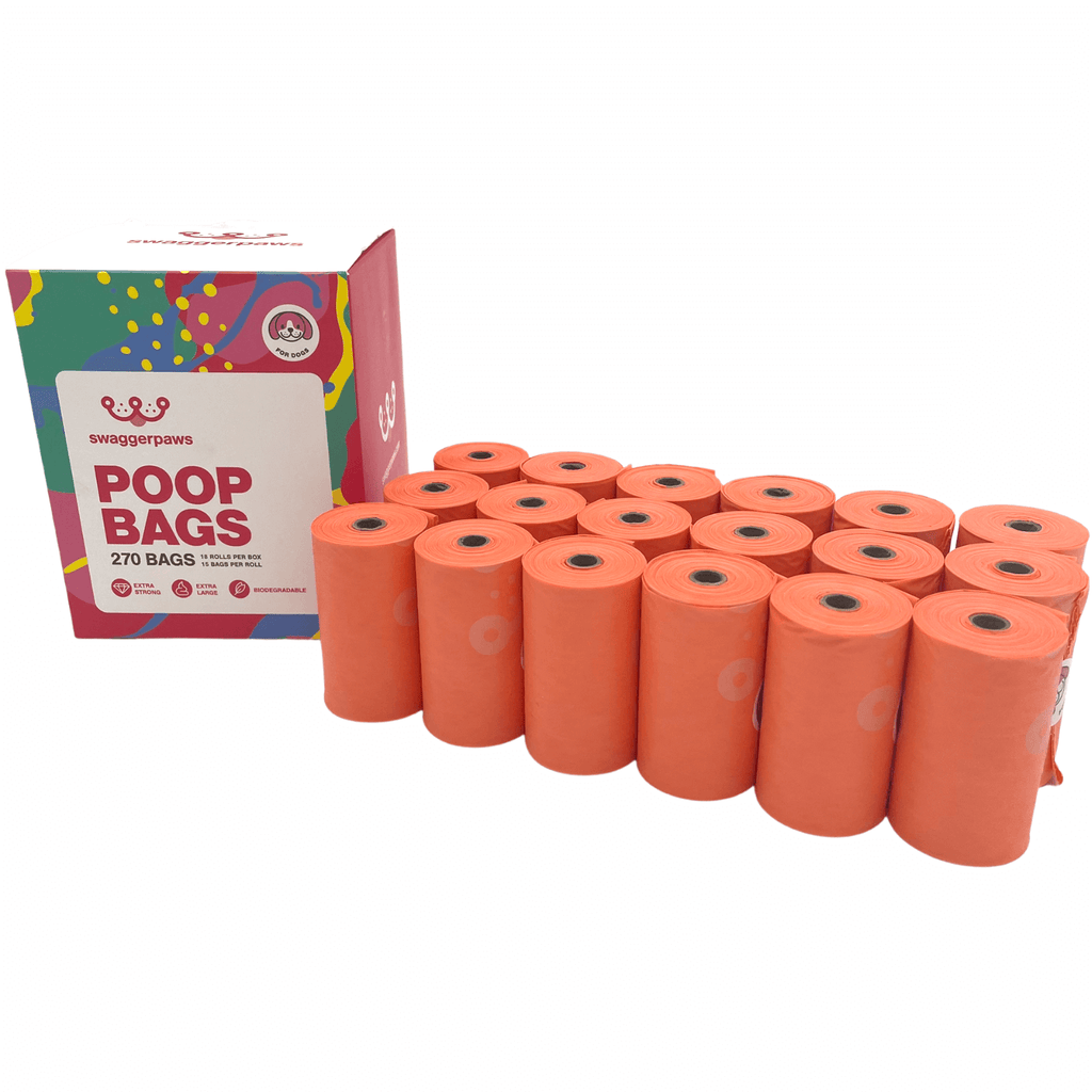 SwaggerPaws Biodegradable Poo Bags - 18 Rolls (270 Bags)