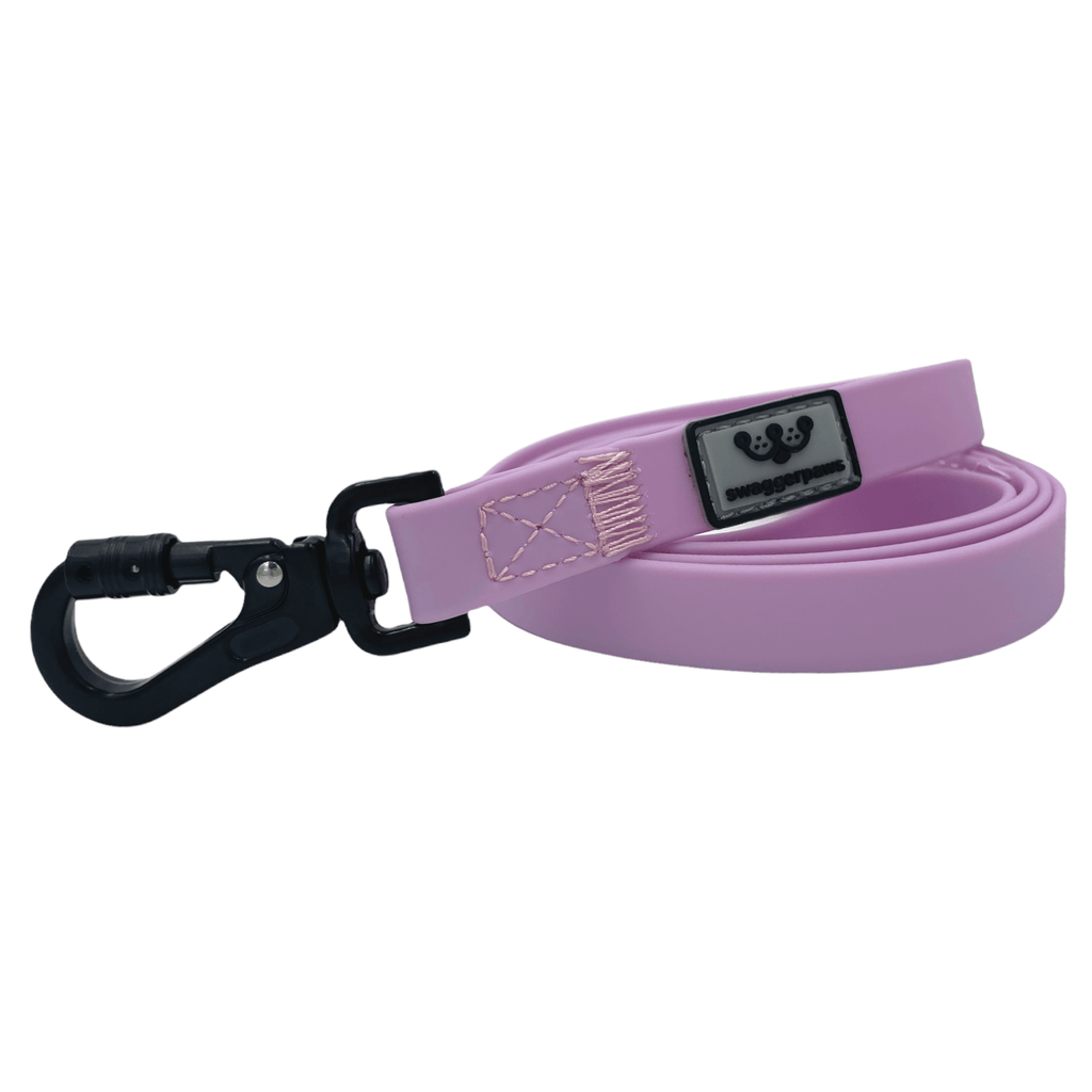 SwaggerPaws Small-1.5cm / Lavender Waterproof Dog Lead 1.2m - Small to Large