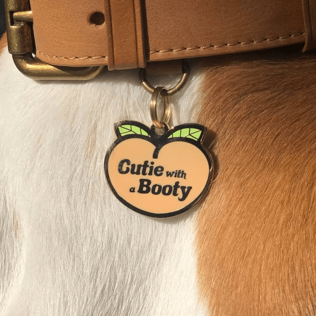 Two Tails Pet Company Cutie with a Booty Pet ID Tag