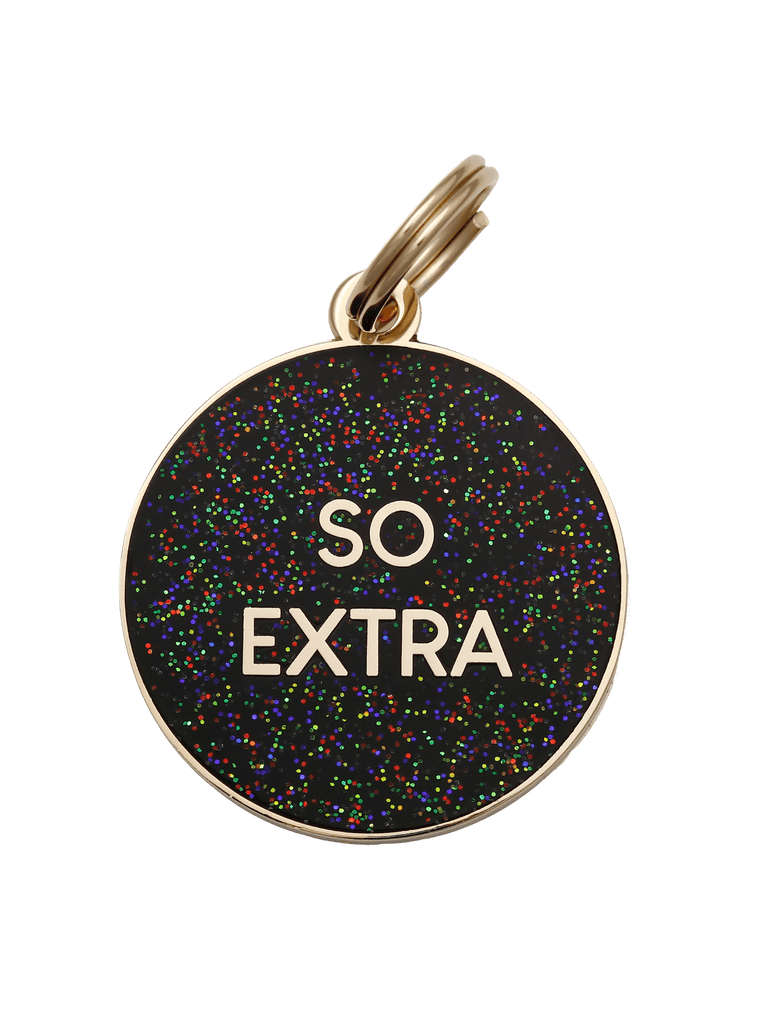 Two Tails Pet Company So Extra Pet ID Tag