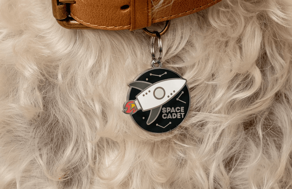 Two Tails Pet Company Space Cadet Pet ID Tag