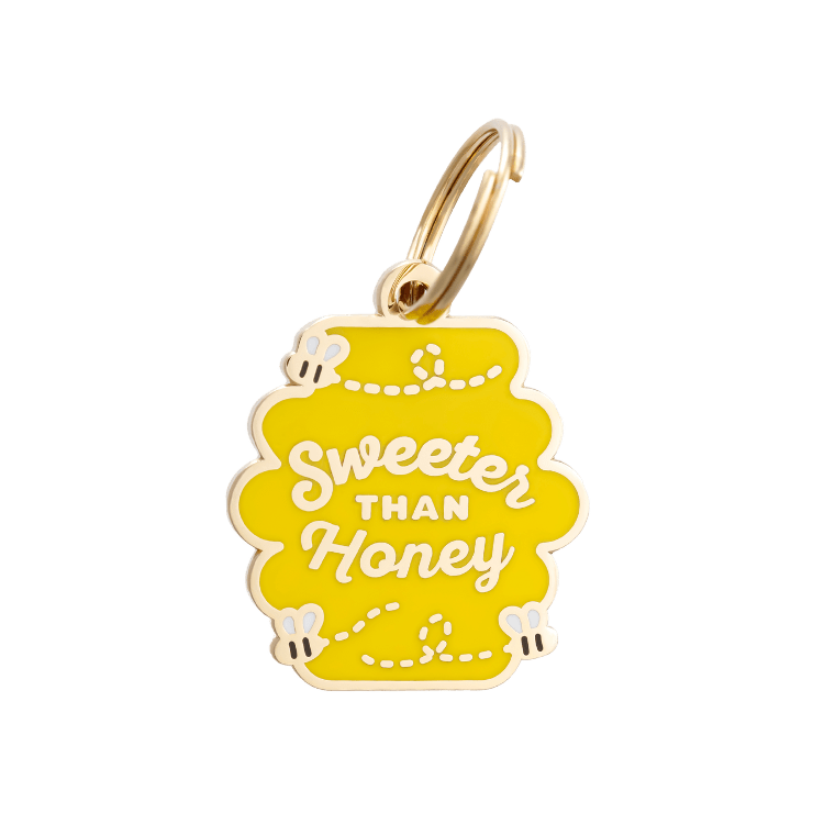 Two Tails Pet Company Sweeter Than Honey Pet ID Tag